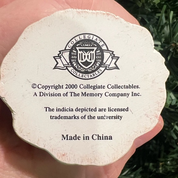 University of Oklahoma collegiate collectibles Christmas Santa ornament. Sooners - Picture 2 of 5